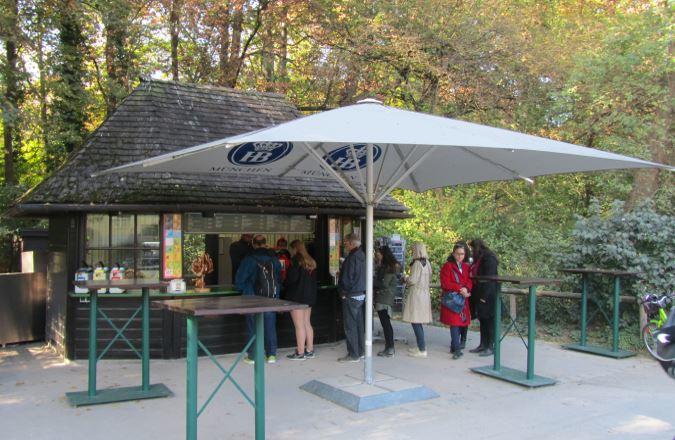 Kiosk at the Chinese Tower