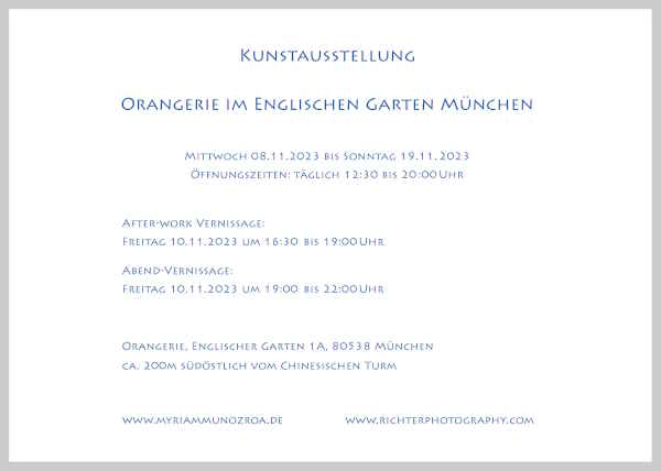 Kunstausstellung SUR_SOUTH_SÜDEN  Malerei und Photographie in der Orangerie